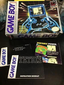 *Box Only* Original Nintendo Game Boy Box With Manuals No Console - Picture 1 of 7