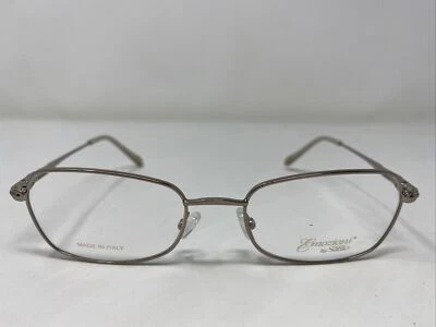 Safilo Emozioni Italy EM 4404 6F3 52-18-135 Silver Eyeglasses Frame -L52 - Image 1 of 4
