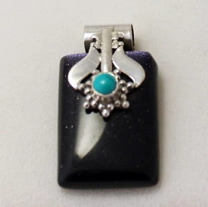 Avventurina Con Turchese Rimorchio IN 925 Argento Monili Luminosi Bella - Foto 1 di 2