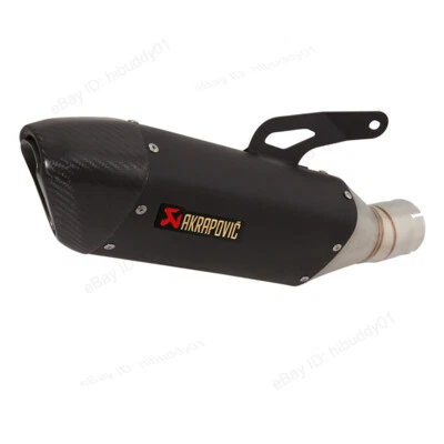 Slip On for BMW S1000RR 2019-2025 S1000R 2021-2025 60 Black Muffler Exhaust Pipe - Image 1 of 4