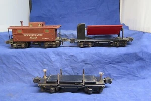 3 Lionel Prewar O Gauge Freight Cars 2757X, 3659 and 3651. Nice! CT - Picture 1 of 6