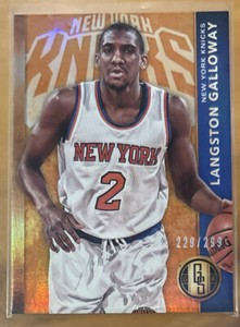 Langston Galloway 2015-16 Gold Standard Foil #229/299 Knicks /Suns SP