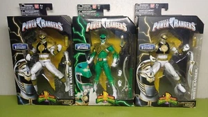 Bandai Saban's Mighty Morphin PowerRangers Legacy Green White Ranger Figurenset - Bild 1 von 8