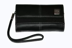 100%GENUINE BLACKBERY FOLIO LEATHER CASE FOR 9700, 8900, 9500/9520/9530/9550-NEW - Picture 1 of 1