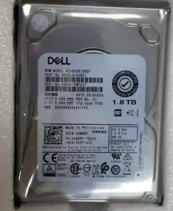 New Dell 1.8TB 10K 12Gbps SAS 2.5'' 512e HDD 00WRRF 0WRRF Hard Drive - Picture 1 of 4