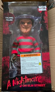 MDS TALKING FREDDY KRUEGER 15 INCH MEGA SCALE DOLL MEZCO - Picture 1 of 3