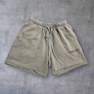 Fear of God Essentials Shorts Men’s Medium Gray Sweat Shorts Drawstring Fleece - Image 1 of 4