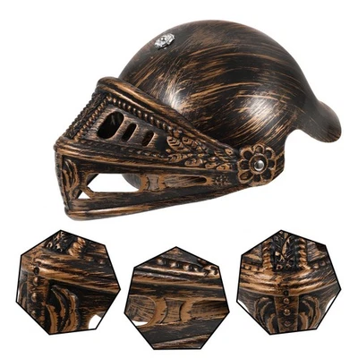 Ancient Fighter Costume Ball Cosplay Party Headwear Medieval Style - Image 1 of 4