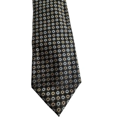 Versa Milan Nueva York Para hombres Hecha a Mano Corbata de Seda Geométrica Clásica Prendas para el Cuello Italia Foto 1 de 4