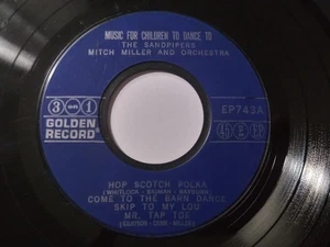 Mitch Miller & The Sandpipers VG+ Original 1950's 45RPM 6-Song EP Golden Record - Picture 1 of 2