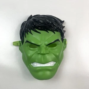 Marvel Avengers Hulk Kids Plastic Face Mask Green Halloween Costume Cosplay - Picture 1 of 7
