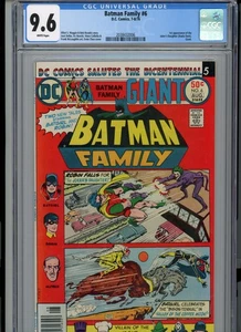 Batman Family #6 1976 DC CGC 9.6 White 1st Appearance of Joker's Daughter - Picture 1 of 3