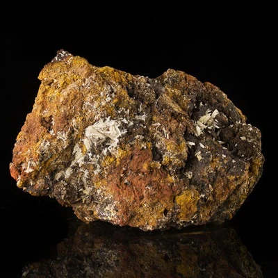 4.4" Classic Bone White CERUSSITE Crystals on Matrix Flux Mine Arizona for sale - Image 1 of 4