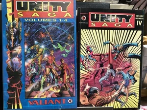 UNITY SAGA SLIPCASE VOLUME 1 SEALED* + VOL 2 3 4 VALIANT TPB SET 1994 - Picture 1 of 6