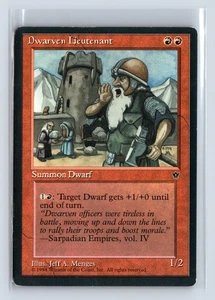 (2x) DWARVEN LIEUTENANT – MTG Magic the Gathering Card – Fallen Empires - Picture 1 of 6