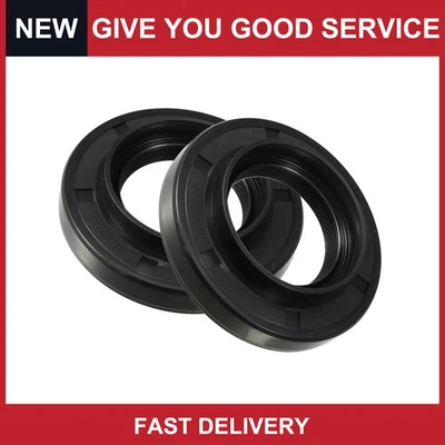 Sello de aceite del cigüeñal del motor 2 piezas n.º 9031135064 para Lexus GS300 1993-2005 negro Foto 1 de 4