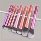 8PCS Long Cosmetic Brushes Flat Brush  for Foundation Blush Eyeshadow