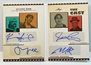 2024 LEAF HISTORY BOOK MALL RATS KEVIN SMITH LEE LONDON ROOKER AUTO #/20 - Picture 1 of 2