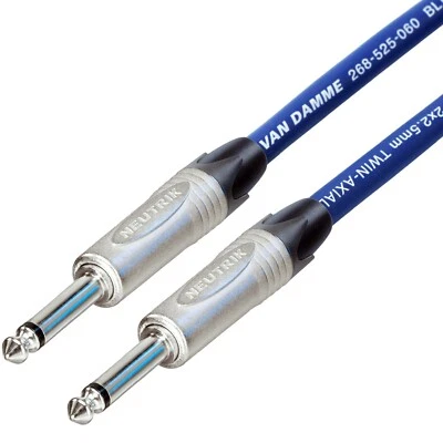 NEUTRIK 1 m Van Damme Studio Blue Series Klinkenkabel Gitarrenverstärker Kopf zu Kabine Lautsprecherkabel