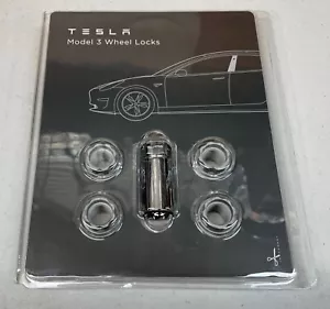TESLA MODEL 3 WHEEL LOCK SET, 1130327-00-A, NEW - Picture 1 of 3