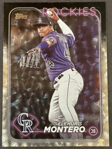 2024 Topps Series 1 Baseball Elehuris Montero Ice Foil - Picture 1 of 2