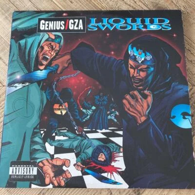 Genius / GZA - Liquid Swords 1995 US Original 2LP BLACK Vinyl Geffen Records - Image 1 of 4