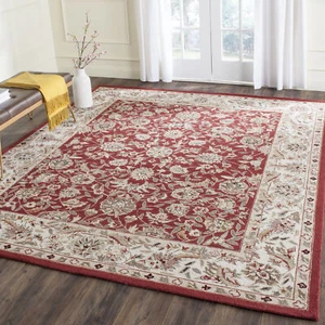 Safavieh Chelsea BURGUNDY / IVORY 6' X 9' Area Rug - HK78B-6 - Picture 1 of 3