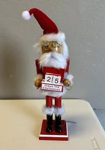 Santa Claus & Nutcracker 2020 Advent Calendar - 14" Christmas Countdown Holiday - Picture 1 of 9