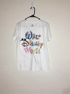 Womens Disney Character Letters Summer Lightweight Top Size Medium - Picture 1 of 2