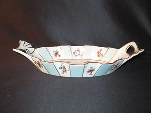 ancien petit plat de service peint à la main Limoges début XX ème - Picture 1 of 8