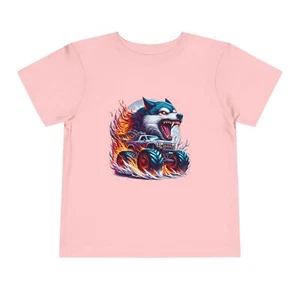 Cool Monster Truck Toddler Tee, Kids Graphic Shirt, Fun Gift for Boys, Birthday - Picture 1 of 61