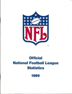 Folleto de estadísticas oficiales de la NFL 1989 raro - Imagen 1 de 1