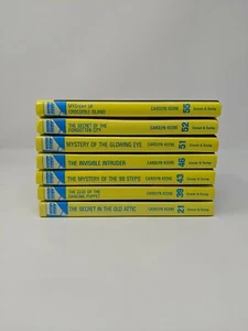 Lot of 7 Nancy Drew flashlight glossy hardcover CAROLYN KEENE 21 39 43 46 51 52+ - Bild 1 von 1