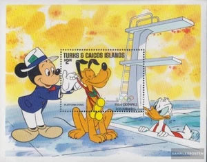 Turks- and Caicos-Islands Block47II MNH 1984 Walt-Disney-Figures - Picture 1 of 1