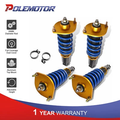 Full Coilover Suspension Kit For 90-05 Mazda Miata 96-98 NA NB MX5 Adj.  Height - Image 1 of 4