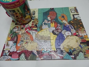 Mudpuppy Princess Tea Party Children's 63 Piece Puzzle 18" x 14" - Picture 1 of 6