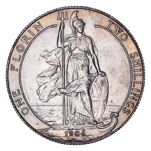 Great Britain 1906 florin - Edward VII - Picture 1 of 2