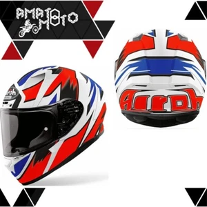 CASCO AIROH STRADA MOTARD INTEGRALE VALOR REPLICA ZANETTI BLU ROSSO MATT VAZ38 - Foto 1 di 1