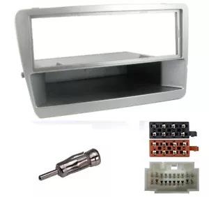CD FACIA FASCIA PANEL SURROUND FITTING KIT SILVER FOR HONDA CIVIC EP2 EP3 01-05 - Picture 1 of 1