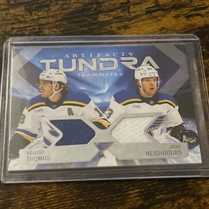 2025-26 UD Artifacts Tundra Teammates 2-Patch Thomas And Neighbours /99 - Picture 1 of 2