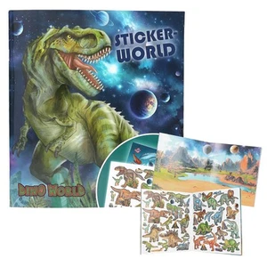 Dinosaur sticker book Dino World Stickerworld GALAXY Dinosaurs activity book - Imagen 1 de 14
