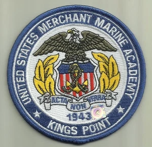 STATI UNITI MERCHANT MARINE ACADEMY KINGS POINT NEW YORK PATCH UFFICIALE BARCA - Foto 1 di 2