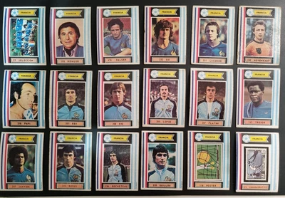Lote de 18 cartas mexicanas de fútbol de la Copa Mundial Argentina 78 conjunto de Francia Michel Platini Foto 1 de 4