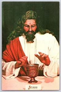 Postal de colección de los años 50 de Jesús Última Cena Museo Jardines Hundidos Florida - Imagen 1 de 2