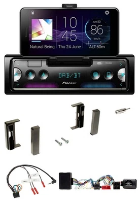 Pioneer USB Lenkrad Bluetooth DAB Autoradio für Audi TT 1998-2006 Aktiv schwarz - Bild 1 von 4