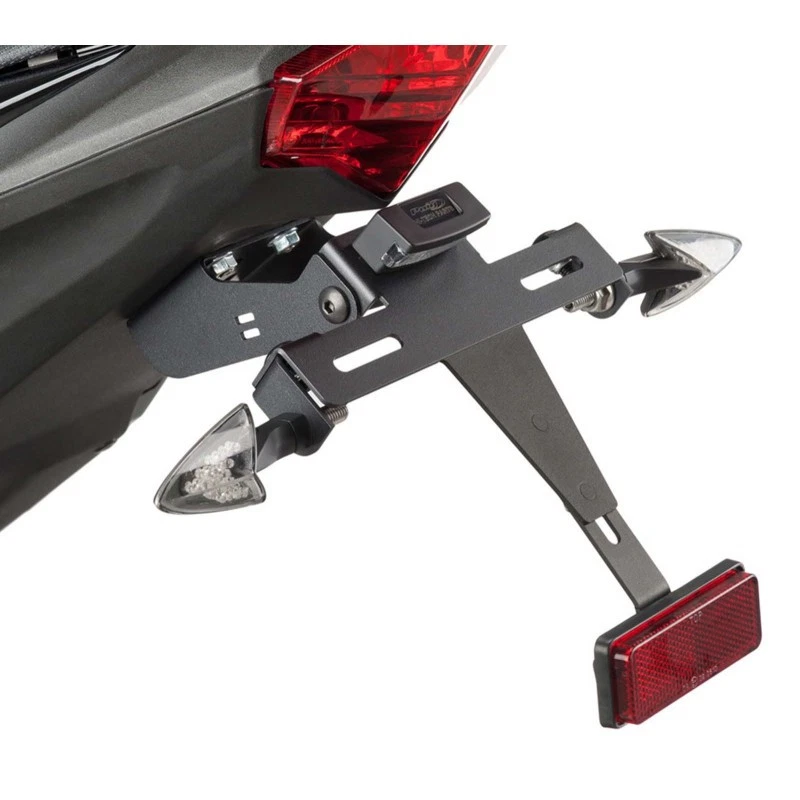 SUPPORT DE PLAQUE D'IMMATRICULATION PUIG POUR KAWASAKI Z250SL 15-16 NOIR-OFFRE - Photo 1/1