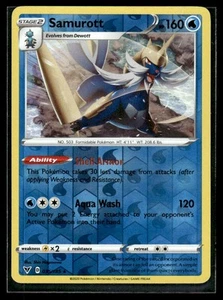 2020 Sword & Shield - Vivid Voltage Samurott Stage 2/Rare #35 - Picture 1 of 2
