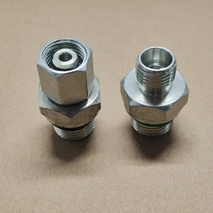 1 Satz Drosselventil Verbinder 3/8" L08 M14x1,5 bidirektional hydraulisch - Bild 1 von 4