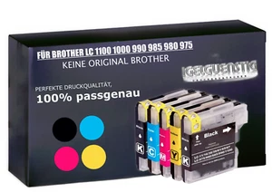 5 Druckerpatronen kompatibel für BROTHER DCP-145C DCP-195C DCP-385C DCP-395C - Bild 1 von 10