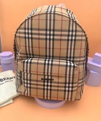 BURBERRY CHECK BAGPACK Foto 1 de 4